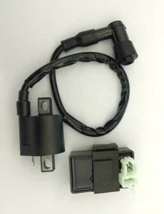 IGNITION COIL & 6 Pin CDI BOX 110 150 200 250 300cc ATV SCOOTER GO KART [C23D10] - Picture 1 of 6