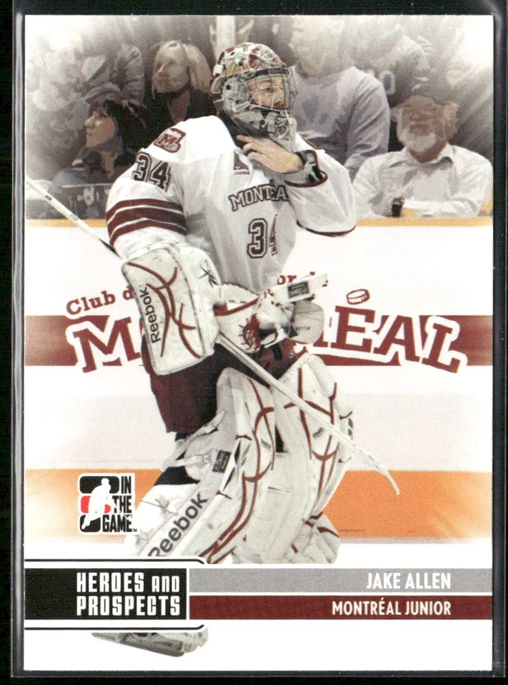 2009 HEROS AND PROSPECTS - IN THE GAME - JAKE ALLEN 99 - Image 1 of 2
