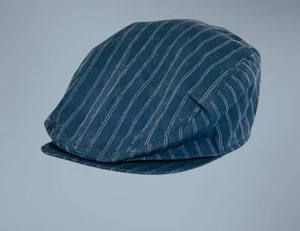 Childrens Place Newsboy Cabbie Hat Cap Navy Blue Pin Striped 18-24 Months - Picture 1 of 10