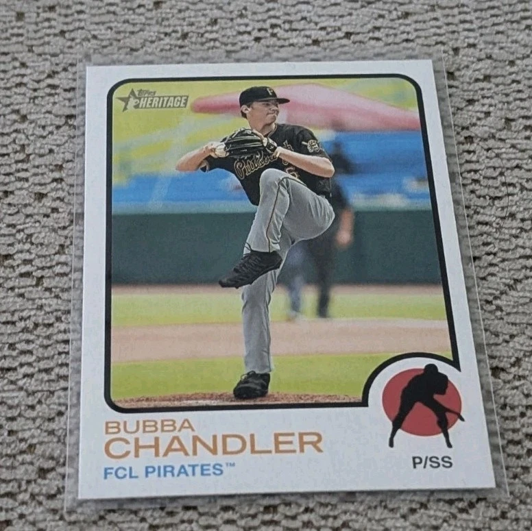 2022 BUBBA CHANDLER TOPPS HERITAGE MINORS #69 (PIRATES) - Image 1 of 1