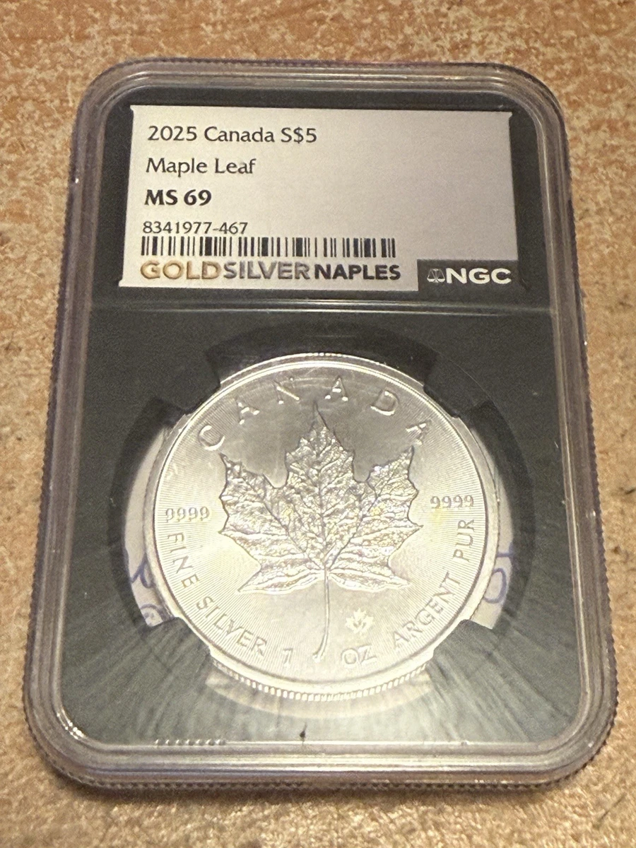 Canadian Maple Leaf MS 69 Silver Bullion Coins for sale | eBay