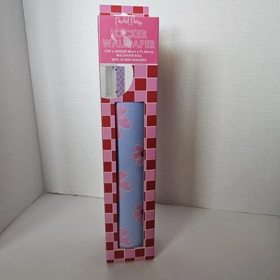 Rollo de papel tapiz para armario de fiesta empaquetado 12 X 36 con 10 mini imanes  Foto 1 de 4