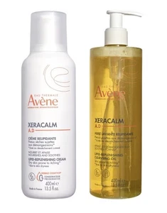 Avene XeraCalm Komplettset A.D. Fettauffüllende Creme und Öl 13,5 Unzen Produktbündel - Bild 1 von 6