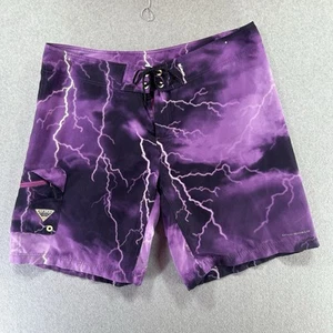 Columbia PFG Shorts Men 42 Purple Lightning OmniShield Fishing  Unlined Swim - Picture 1 of 10