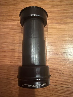 CeramicSpeed BBright Road Bottom Bracket - DUB Road Spindle, Black Pressfit - Image 1 of 2