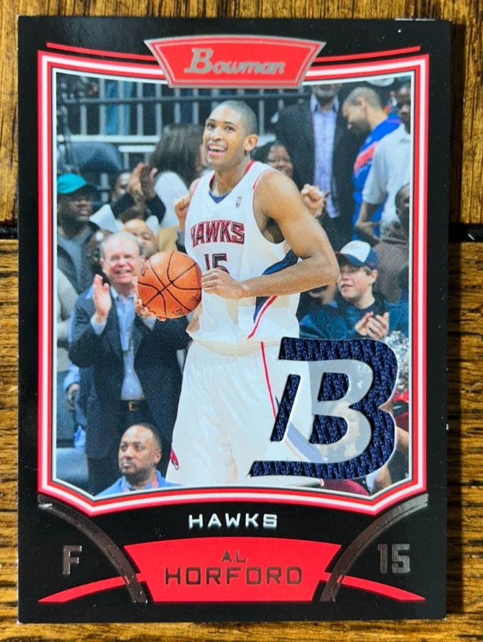 2008-09 Bowman Draft Picks & Stars Bowman Relics Al Horford #BRAH Jersey - Image 1 of 2