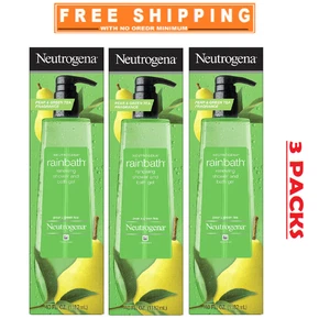 3 Stück Neutrogena Regenbad erneuerndes Dusch- und Badegel, Birne & Grün, 40 fl. oz. - Bild 1 von 7