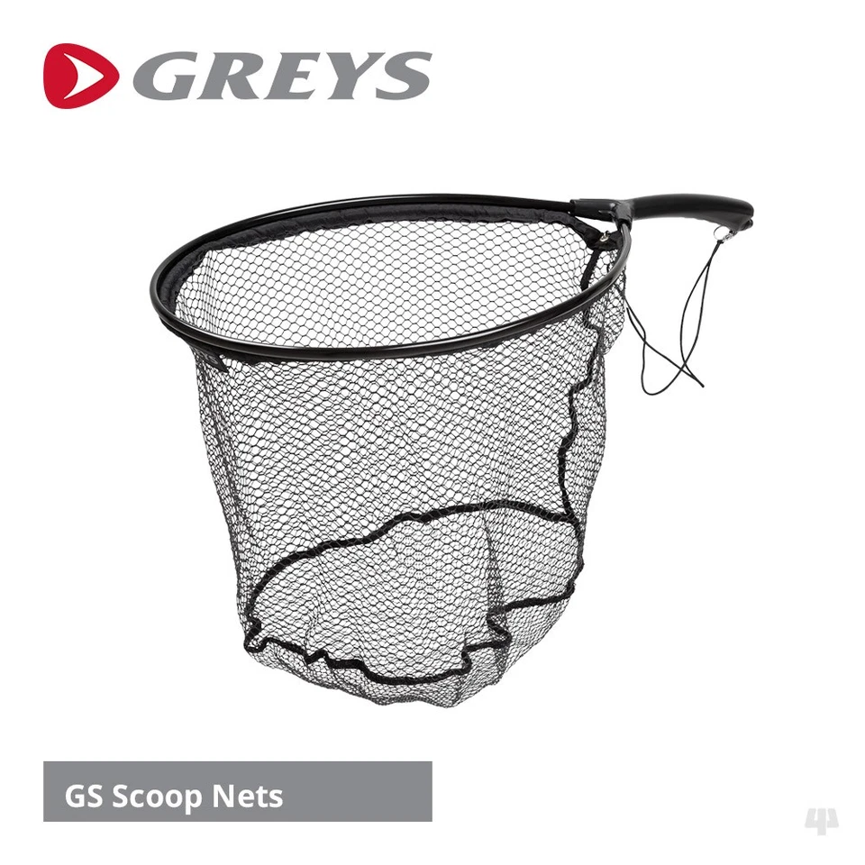 Greys GS Scoop Nets - Salmon Sea Trout Bass Pike Greyling Game Lure Fly Fishing - Image 1 of 3