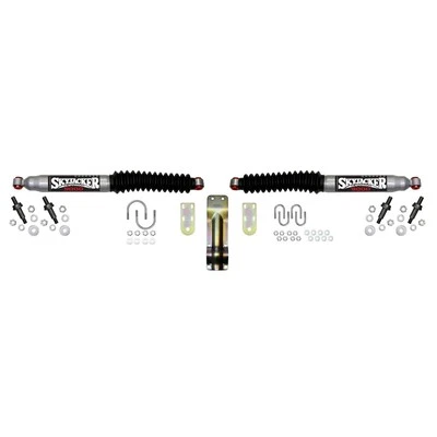 Skyjacker for Steering Stabilizer Dual Kit 59-79 F-250/F-350 Silver w/Black - Image 1 of 4