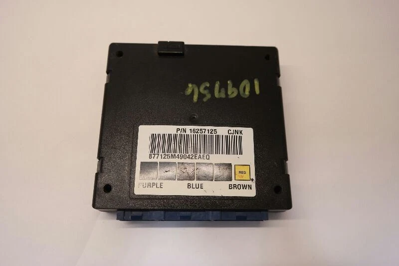 98 Oldsmobile Bravada 1998 ECM BCM MÓDULO DE CONTROL DE CARROCERÍA TABLERO CENTRAL 16257125 OEM Foto 1 de 4