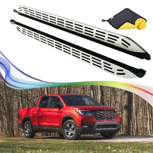 Fit Honda Ridgeline 2017-2026 Running Boards Side Step Pedals Nerf Bar W/Bracket - Picture 1 of 8