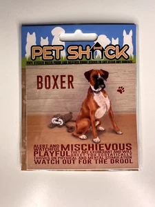 PET SHACK - "BOXER" - VINYL STICKER - DOG/PUPPY – SAME DAY UK POSTAGE - Picture 1 of 2