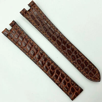 Authentic Cartier 14mm Brown Leather Strap for Deployant Clasp - Image 1 of 2