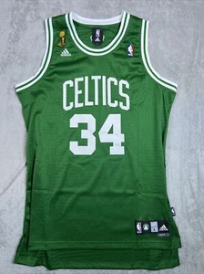 ADIDAS VINTAGE CHAMPIONSHIP BOSTON CELTICS PAUL PIERCE SIZE L GREEN WITH White - Picture 1 of 14