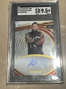 2023 Panini Revolution WWE KEVIN OWENS #AG-KON RAW Auto SGC Grade 9.5, 10 Auto - Picture 1 of 1