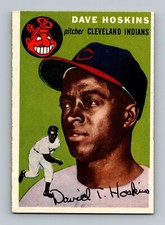 1954 Topps #81 Dave Hoskins VGEX-EX Cleveland Indians Baseball Card