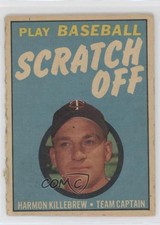 1971 Topps Scratch Off Scratched Harmon Killebrew HOF