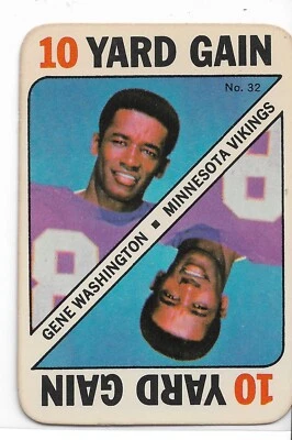 1971 TOPPS GAME FOOTBALL Gene Washington #32   Minnesota Vikings - Image 1 of 2