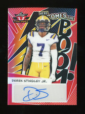 2022 Leaf Valiant Here Comes the Boom Red Derek Stingley Jr. Auto RC 2/6 TEXANS