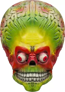 Máscara de Ataques a Marte Halloween Desnudez Cerebral Máscara Extraterrestre Divertida Cabeza Completa Casco Hola - Imagen 1 de 12