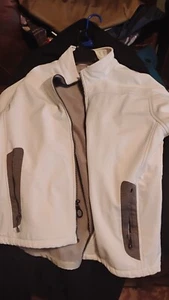 White Slick Water Proof Jacket Really Warm - Picture 1 of 2