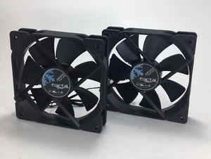 2x PC Computer Fan, Dynamic X2 GP-12, 120MM 1200RPM 12V Airflow Fractal Design - Picture 1 of 7