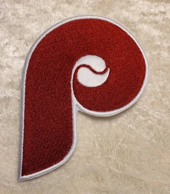 Philadelphia Phillies Retro Iron /Sew On 4" Embroidered Patch~ Free Tracking!