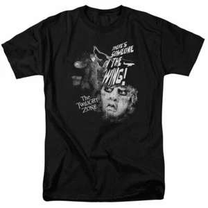 The Twilight Zone Someone On The Wing T Shirt Mens Licensed Classic TV Black - Picture 1 of 2