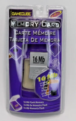 Intec Nintendo GameCube 16 MB Memory Card NEW & SEALED Flash 251 Blocks 2003 - Image 1 of 2