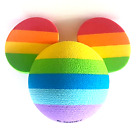 Disney LGBTQ Pride Foam Antenna Topper Mickey Head Souvenir