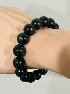 Emerald Quarts 10mm Beaded Bracelet - Picture 1 of 3