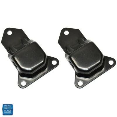 1964-77 Oldsmobile Cutlass 330 350 Engine Frame Mounts - New Pair - Image 1 of 2