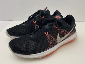 Size 9 - Nike Flex Fury Black & Orange & Pink - 705299-001 - Picture 1 of 10