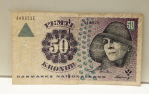 Denmark 50 Kroner Banknote - Picture 1 of 2