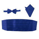  3 Pcs Tuxedo Shirts for Men with Bow Tie and Cummerbund Scarf