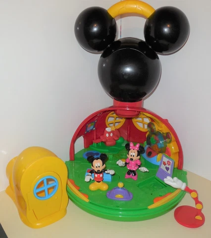 HTF 2003 DISNEY MICKEY MOUSE CLUBHOUSE TALKING INTERACTIVE HOUSE PLAYSET TOY LOT Cover