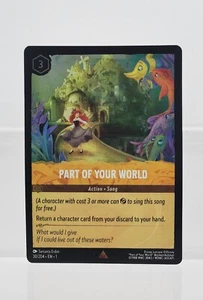 Disney Lorcana Part of Your World 30/204 Cold Foil The First Chapter Rare - Picture 1 of 2