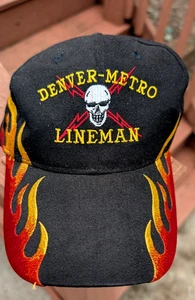 DENVER METRO LINEMAN Colorado 2002 Rodeo Team Hat Cap Electrical Lineworker - Picture 1 of 7