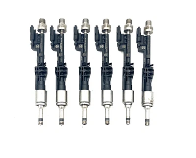 10-20 BMW N20 N26 N55 S55 ENGINE HIGH PRESSURE FUEL INJECTOR SET OF 6 - Image 1 of 4