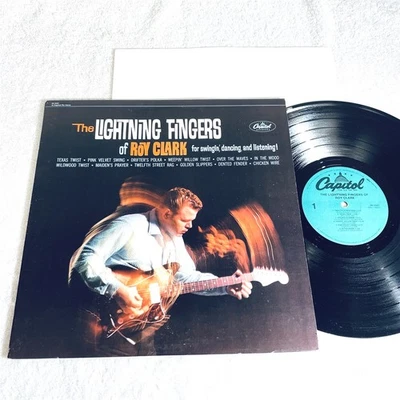 Roy Clark "The Lightning Fingers of..." 1963 Rockabilly LP, Nice NM-!, #SN-16227 Foto 1 de 2