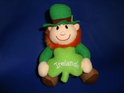 Shamrock Pals Ireland Leprechaun Souvenir Plush 5.5" tall - Image 1 of 4