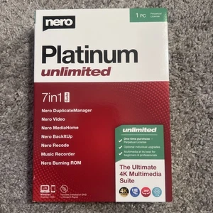 Nero Platinum Unlimited | Video Editing 7 IN 1 SUITE NIB 4K Video Multimedia - Picture 1 of 3