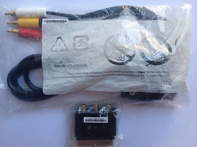 MICROSOFT XBOX 360 SLIM UFFICIALE Composite AV TV + SCART NUOVO - Immagine 1 di 4