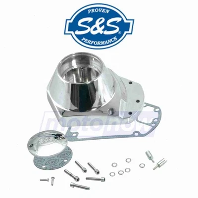 S&S Cycle Billet Cam Cover Kit for 1984-1990 Harley Davidson FXST Softail qi Foto 1 de 4