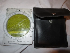 Aero Products Wind-Triangle & Time-Speed-Distance Computer Vtg 1965 w/Case - Picture 1 of 4