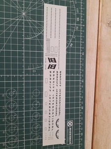 1:200 Aeroplane decals Braniff Solid Colours Boeing 727-100 -200 Waterslide - Picture 1 of 9