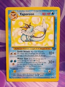JCC Pokémon: 1ª edición, Jungle Vaporeon 28/64 Non-holo. - Imagen 1 de 6