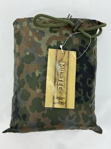 Mil-Tec Waterproof Poncho Ripstop Flecktarn in Multicolor (10630021) - Picture 1 of 8