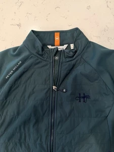 Men’s Peter Millar Jacket. Full Zip. Golf. Warm. Great. Forest Green. Medium - Picture 1 of 7