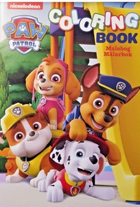 LARGE PAW PATROL DOG SQUADRON COLOURING BOOK COLOURING BOOK COLOURING BOOK GIFT NEW!! - Picture 1 of 3